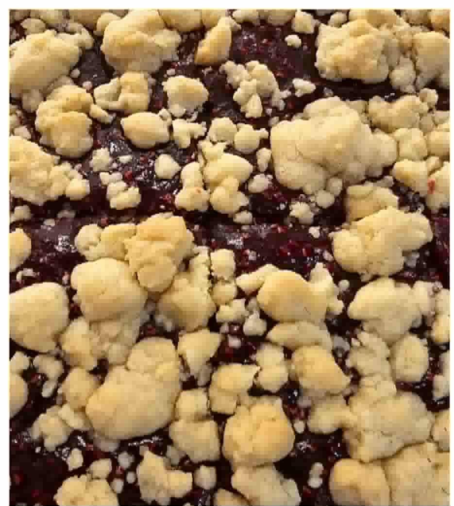 Raspberry Crumb Bar